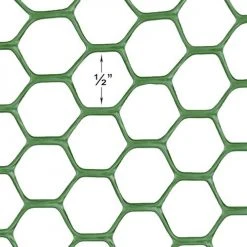 Yardworks 1/2" 2' X 25' Green Plastic Coated Poultry Netting -Outdoor Haven 17130084