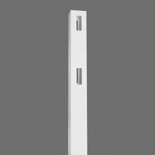 Yardworks® 4" X 4" - 6' White Vinyl 2-Rail Ranch Line Fence Post 1 Yardworks® 4" X 4" - 6' White Vinyl 2-Rail Ranch Line Fence Post
