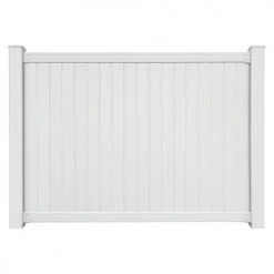 Yardworks® Belmont 4 X 6 White Privacy Vinyl Fence Panel