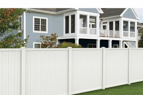 Yardworks® Belmont 6 X 6 White Privacy Vinyl Fence Panel 2 Yardworks® Belmont 6 X 6 White Privacy Vinyl Fence Panel - Image 2
