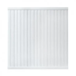 Yardworks® Belmont 6 X 6 White Privacy Vinyl Fence Panel