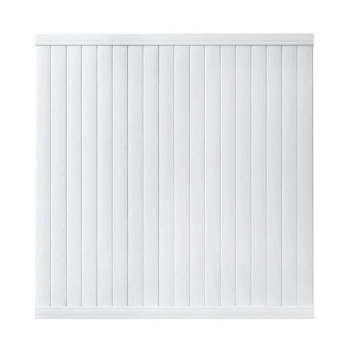 Yardworks® Belmont 6 X 6 White Privacy Vinyl Fence Panel 1 Yardworks® Belmont 6 X 6 White Privacy Vinyl Fence Panel