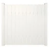 Yardworks® Belmont 6 X 6 White Dog Ear Vinyl Fence Panel