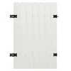 Yardworks® Belmont 6 X 42 White Dog Ear Vinyl Gate