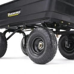 Yardworks® Poly Utility Dump Cart - 600 Lb. -Outdoor Haven 2640014bottom