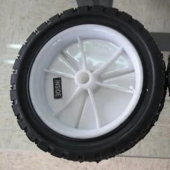 Yardworks® 42" Tow Behind Dethatcher -Outdoor Haven 2641220 7InchSemi pneumaticWheel