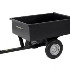 Yardworks® Steel Tow Behind Utility Dump Cart - 750 Lb.