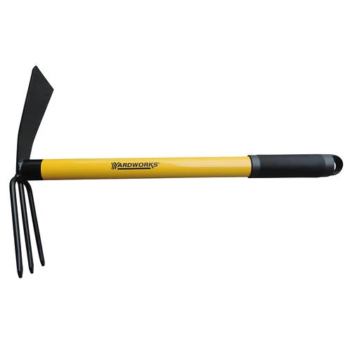 Yardworks® 16" Steel Handle Hand Garden Tiller 1 Yardworks® 16" Steel Handle Hand Garden Tiller