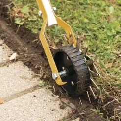 Yardworks 48" Wood Handle Sidewalk Edger -Outdoor Haven 2658913 SidewalkEdger inuse3