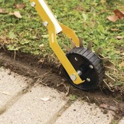 Yardworks 48" Wood Handle Sidewalk Edger -Outdoor Haven 2658913 SidewalkEdger inuse4