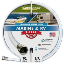 Yardworks® 1/2" X 25' RV Marine Vinyl Hose