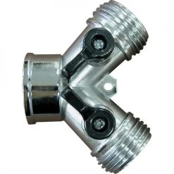 Yardworks® Metal Shut-Off Y-Valve