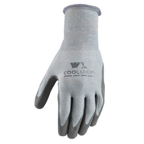 Wells Lamont® Men's Grey Medium COOLMAX Coated Work Gloves 3 Wells Lamont® Men's Grey Medium COOLMAX Coated Work Gloves -Outdoor Haven 499