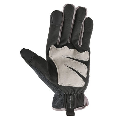 Wells Lamont® Men's Grey Large Synthetic Leather Work Gloves 2 Wells Lamont® Men's Grey Large Synthetic Leather Work Gloves - Image 2