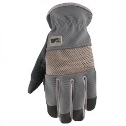 Outdoor Haven 16 Wells Lamont® Men's Grey Large Synthetic Leather Work Gloves