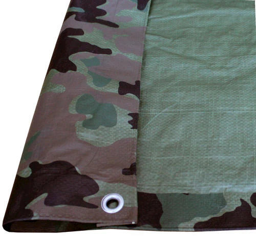 Yardworks® 6' X 8' Reversible Camo/Green Medium-Duty Tarp 1 Yardworks® 6' X 8' Reversible Camo/Green Medium-Duty Tarp