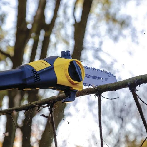 Yardworks™ 8" 20-Volt Cordless Pole Saw 2 Yardworks™ 8" 20-Volt Cordless Pole Saw - Image 2