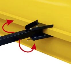 Yardworks® 42" Tow Behind Lawn Sweeper -Outdoor Haven LW0002 NFoldabletongueforeasystorage